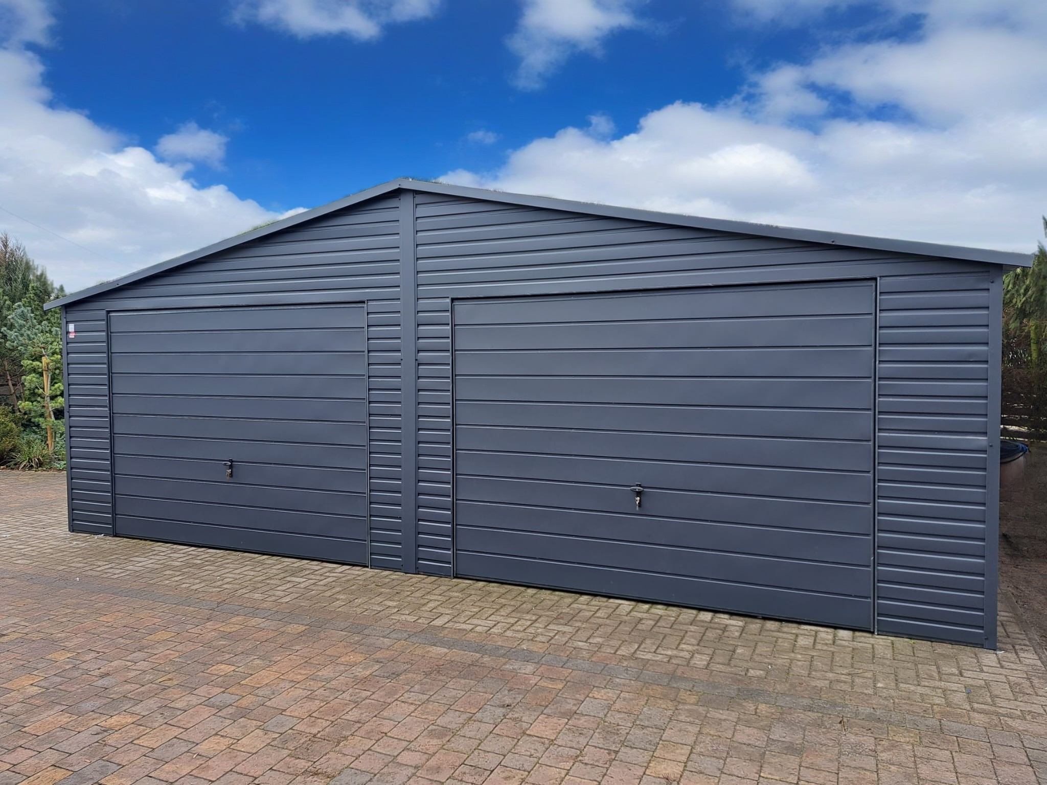 Garaż Premium 8x6 grafit - obrazek 3