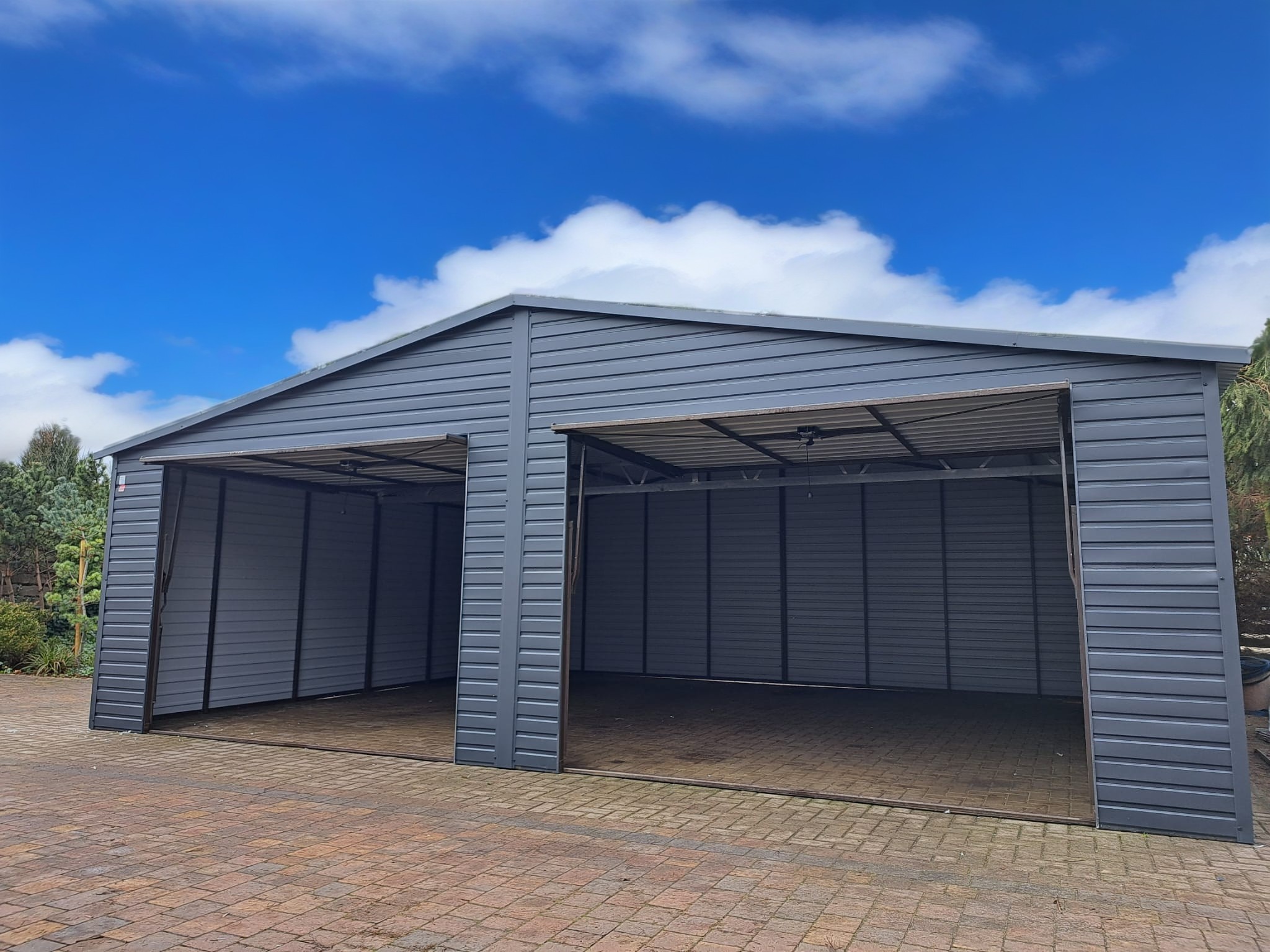 Garaż Premium 8x6 grafit - obrazek 4