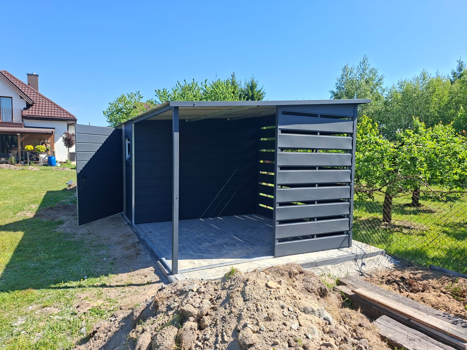 Garaż Premium 6x3 + wiata 3x3 - obrazek 4